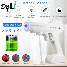 Rechargeable Electric Fogger Machine 27oz Portable Mist Gun Home Office School Garden Nano Atomizer Handheld Sprayer